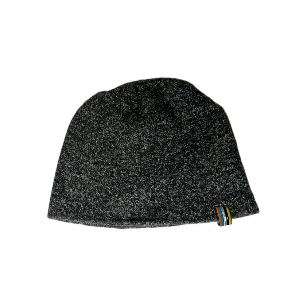 Smartwool Beanie Unisex OS Charcoal Gray Merino Wool Blend Knit Skull Cap Hat